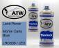 Preview: Land-Rover, Monte Carlo Blue, LRC608 / JZD: 400ml Sprühdose + 400ml Klarlack - Set, von ATW Autoteile West.